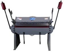 12 gauge x 4' GMC #BB-412-6 HD, Heavy Duty Box & Pan Brake, 5.5" Box depth, 2"-5" width Finger, 1" Beam