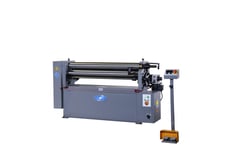 5' x 10 gauge GMC #PBR-0510E, Heavy Duty Power Bending Roll, 3-Roll, 4.75" Roll diameter, 6" min. Bending