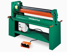 16 gauge x 4' Tennsmith #SR-48P, Heavy Duty Powered Slip Roll, 3" diameter Rolls, 1.5" min. Forming Radius