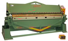 10 gauge x 8' Chicago, Dreis & Krump #HBPU-810-6, Hydraulic Box and Pan Brake, 25.5" Back gauge, (22) 3"-6"