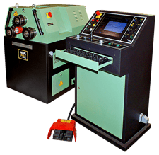 16" x 1.5" x 1/4" Eagle #BA35-CNC, CNC Programmable 3-Roll Driven Angle Roll Bender, Auto Repeat, 13 FPM, new