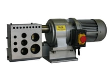 Heck Industries #WFN4, Tube & Pipe Notcher, 90 deg. Notching, up to Schedule 40 Pipes, 38 SPM, 220 V, new