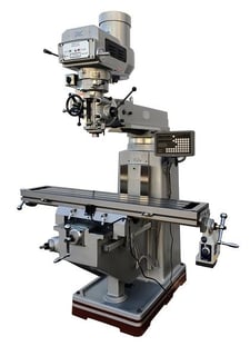 GMC #GMM-1054V-PKG, Vertical Milling Machine, w/X-Axis Power Feed & 2-Axis digital read out, 10" x 54" Table