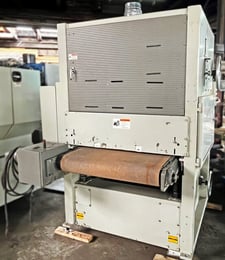 36" Timesavers #337-6RP, Finishing Machine, 2" diameter x 12" L Spindle, 12" diameter Arbor, 6" max