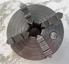 8.25" Cushman, Solid 4-Jaw Chuck w/Flat Back Mount
