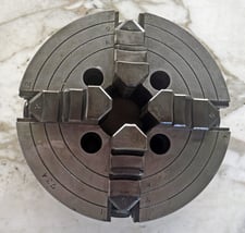 8" Quality, Solid 4-Jaw Chuck w/Flatback Mount