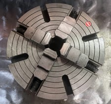 12" Rohm, 4-Jaw Chuck w/D1-6 Mount