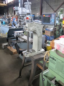 3 Ton, Dake #1-1/2-B, Ratchet Leverage Arbor Press, 18.25" stroke, 7 throat, 1.25" x 1.25" x 24.5" Ram, w/