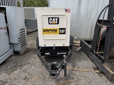 Caterpillar #XQ35, portable diesel generator set, multi-volt, 6917 hours, C2.2 engine, EPA Tier 4, sound