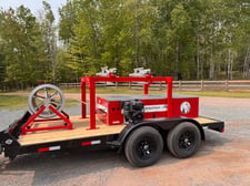 Zimmerman, portable rollformer, Z Panel 1" Snap Lock Roofing