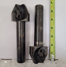 Indexable Carbide Countersink Tool, K Tool #A-5807-1, (1) Chamfer Mill, 1" diameter X 4.5" L Shank, 6.25"