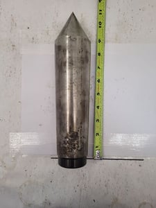 Dead Center, Value Collection, #6 Morse Taper, 2.51" Head diameter, 2.51" Point diameter, 0.71" Tip diameter