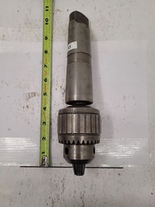 Jacobs #16N-3JT, Ball Bearing Super Chuck w/5MT X 3JT, 1/8"-5/8" Drill Chuck Capacity