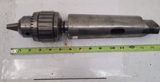 Jacobs #18N, Ball Bearing Super Chuck, 1/8"-3/4" Drill Chuck Capacity, 4JT Taper/Thread, w/6MT Sleeve