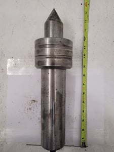 Live Center, Warner & Swasey #L-250HD-M4153, 2.5" diameter Straight Shank, 14.5" overall length