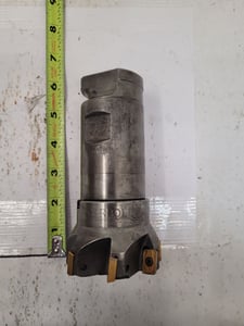 Carboloy #R220.69-03.00-16, Face Mill Tooling, 0.224" Depth Keyway, 3" diameter Cutting, 1" Bore, 1.969"