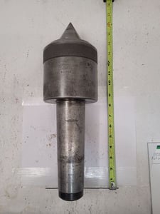 Heavy Duty Dead Center, Bruckner, #5 Morse Taper, 6" Shank, 12.5" Overall