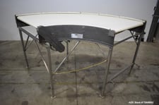 49.5" wide, Portec, #LC-3848, 90° Belt Conveyor, 1 Hp, 1725 RPM, frame mount