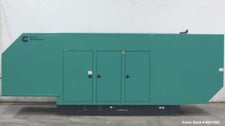 500 KW Cummins #C500N6B, Natural Gas Generator, 770 HP #GTA-28E engine, EPA cert, Utility Paralleling, sound