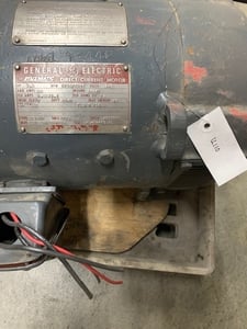 7 HP 1750/2300 RPM General Electric, Frame CD218AT, DPFG, 240 VA, 150 VF