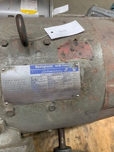 7 HP 1750/2300 RPM Westinghouse, Frame 286A, TENV, 240 VA, 150 VF (2 available)