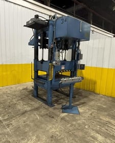 Beckwood #683640, 4-post hydraulic press, Allen Bradley PanelView 300