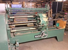 60" Nash #50-72, Spindle Sander, (10) Spindles, 72" Chucking capacity, 3/8"-6" diameter, 2.25" diameter