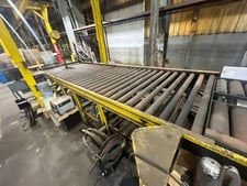 15000 lb. Braner, banding line conveyor, 72" O.D. 76" roll face, 48" passline