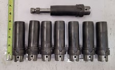 Parlec H40-62SF394 HSK40 5/8" Shrink Fit Tool Holder - Lot of 8