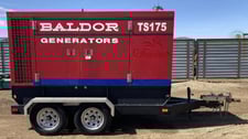 140 KW Baldor #TS175, rental grade diesel generator, 2006