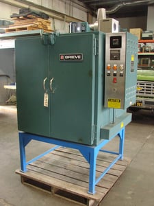 36" width x 32" H x 36" L Grieve #333, Stainless interior, powered exhaust, 350°F