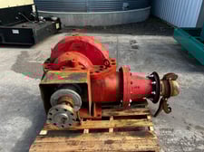 6" Fairbanks-Morse, centrifusal water pump, 2000 gallon min @ 100 psi, 2100 RPM, pedestal mounted