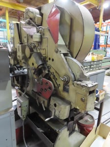 4" x 4" x 1/2" Buffalo Forge #1/2, universal mechanical ironworker, 50 ton, 8" throat