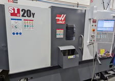 Haas #ST-20Y, CNC lathe, sub spindle, 2.5" bar, 12" diameter x 21" L max, 8"/5" chuck, 20 HP, 4k/6k RPM, 24