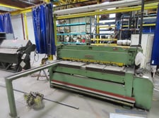 10 gauge x 6' Pexto #10-U-6A, power squaring shear, 36" Back Gauge, 62 SPM, 16" front apron, 56" squaring arm