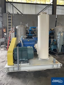 Nash #XL500/7, Liquid Ring Vacuum Pump, carbon steel, 125 HP, 460 V., 1785" RPM motor, 735 RPM pump, 10" in/