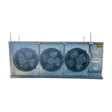 3 Fans, Krack #DTX3S-720-DXA-RH, Ammonia Evaporator Coil, 6 TR, Low Temperature, Wet or Frosted Coil, 13800