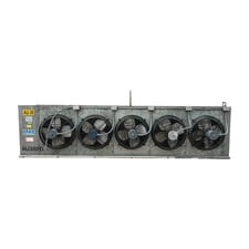5 Fans, Krack #DTX5S-1200-DXA-HGC-LH, Ammonia Evaporator Coil, 10 TR, Low Temperature, Wet or Frosted Coil