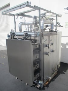 Steris, Finn-Aqua #1500-S-1, stainless steam sterilizer / autoclave w/ steam generator, 45 psi, 292°F