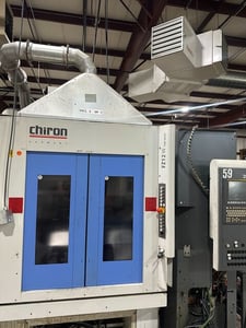 Chiron #FZ-12W-HS, high speed CNC vertical machining center with pallet changer, 21.6" X, 15.7" Y, 15.7" Z