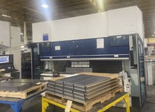 143 Ton, Trumpf #Trubend-5130X, CNC hydraulic press brake, 10.5'OA, 106" between housing, 17.5" stroke, 16"