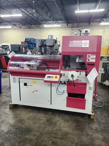 Behringer #VMS-370-A, cold saw, PW 35 Control, manual/pneumatic vise, removable chip pan, 2019
