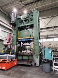 300 Ton, Danly #E2-300-84-48, straight side double crank, 24" stroke, 60" Shut Height, 10" adj., 22-30 SPM