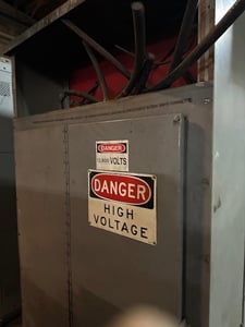 1500 KVA 15000 Primary, 480Y/277 Secondary, OTC, dry type