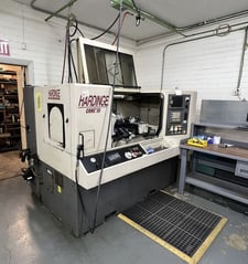 Hardinge #CHNC-III, CNC lathe, Fanuc 18iT, 14" swing, 1.6" bar, 10 HP, 5000 RPM