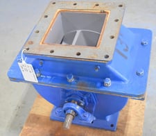 8" x 8" Rotary feeder / airlock rotating valve, rebuilt