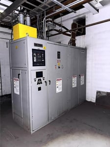 1200 KW Ajax #Pacer-II, 2.5 Ton Induction Furnaces (2 available)