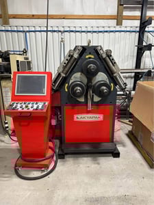 3" x 3" x 3/8" Akyapak #APK-81, CNC angle roll, 9.65" roll diameter, 3.15" shaft diameter, 2020