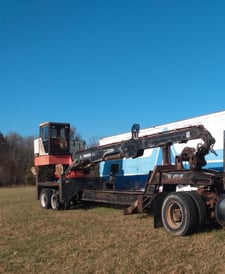 Reed-Prentice #210D, Knuckleboom Log Loader, Cummins engine