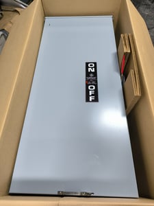 400 Amp. General Electric, TG3325R-7, Fusible Safety Disconnect Switch, 240 VAC, 3 pole, 3R weather protected